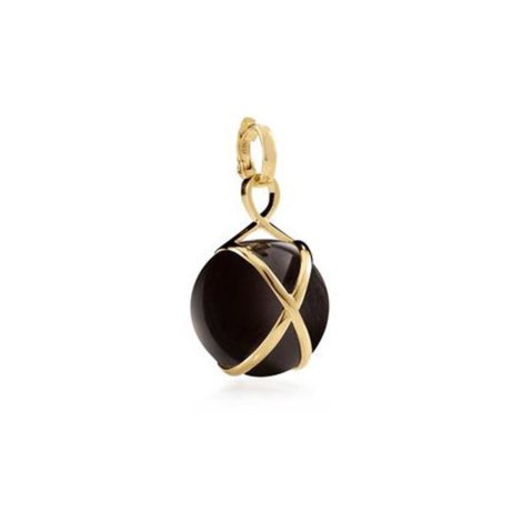 black agate medium pendant