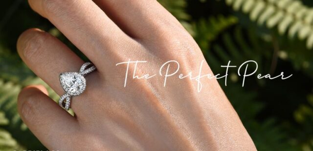 Beautiful Pear Shaped Engagement Ring Settings Under $1,800