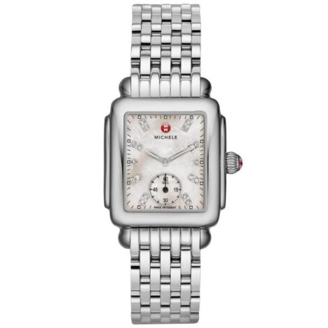 Michele Deco Mid Diamond Dial Stainless Steel Watch MWW06V000002_5f85fd441073b.jpeg